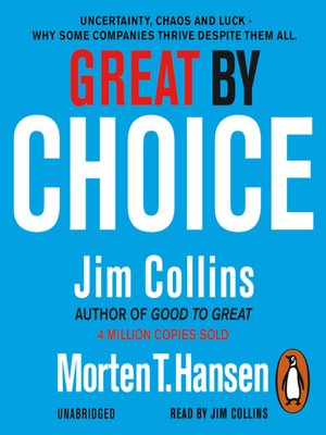 cover image of Great by Choice